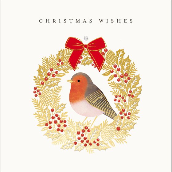 Woodmansterne 'Sweet Robin' Christmas Card