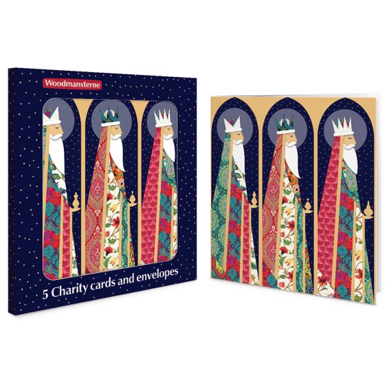 Woodmansterne 'We Three Kings' Christmas 5 Card Box