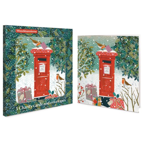 Woodmansterne 'Christmas Delivery' Christmas 5 Card Box