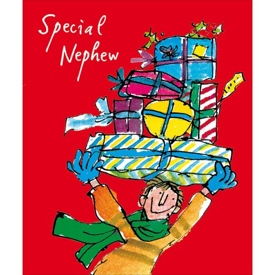 Woodmansterne 'Special Gifts Nephew' Christmas Card