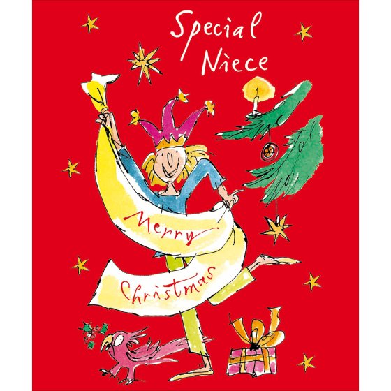 Woodmansterne 'Festive Fun Special Niece' Christmas Card