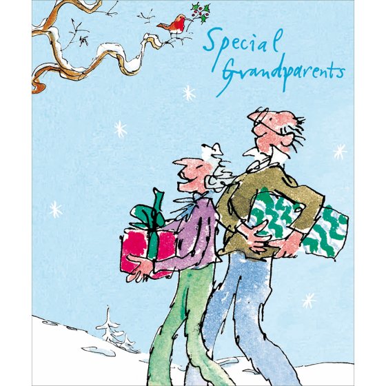 Woodmansterne 'Special Grandparents' Christmas Card