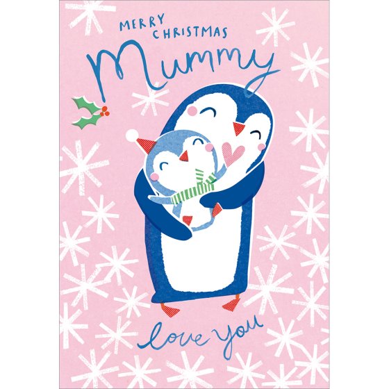 Woodmansterne 'Cosy Christmas Mummy' Christmas Card