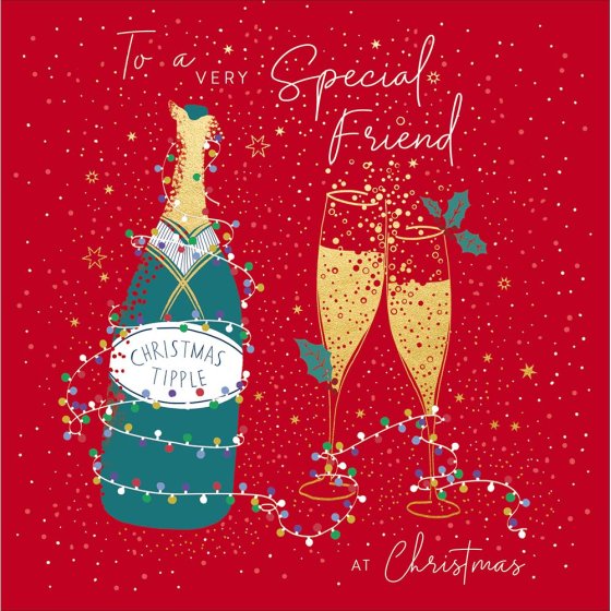 Woodmansterne 'Celebrate The Season Special Friend' Christmas Card