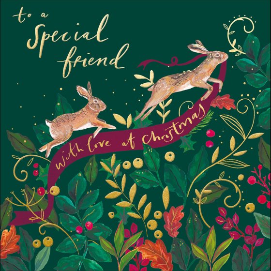 Woodmansterne 'With Love At Christmas Special Friend' Christmas Card