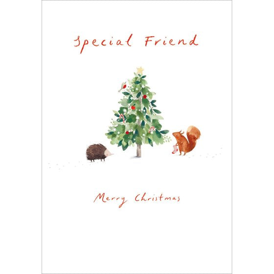 Woodmansterne 'Let's Celebrate Special Friend' Christmas Card
