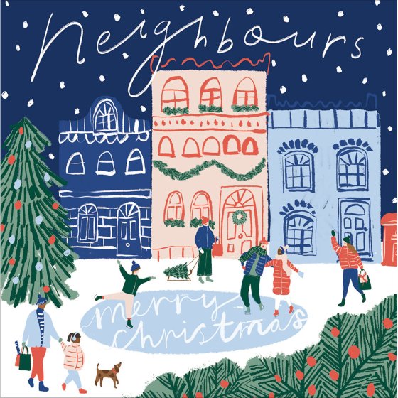 Woodmansterne 'Spirit of Christmas Neighbour' Christmas Card
