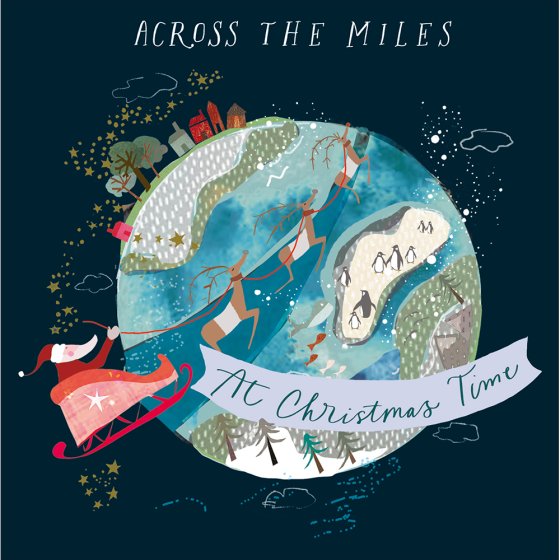 Woodmansterne 'Christmas Eve Deliver Across The Miles' Christmas Card
