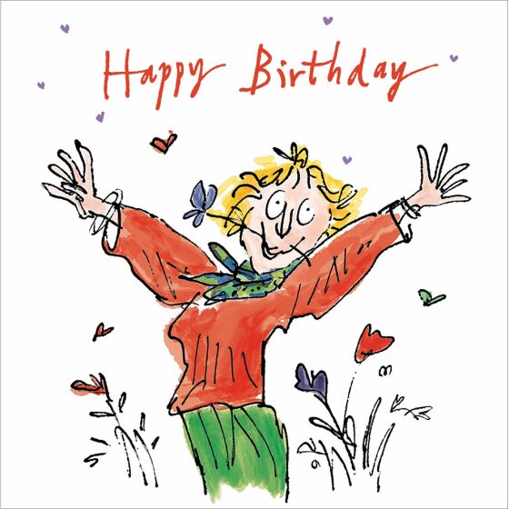 Woodmansterne 'Flower Muncher' Birthday Card