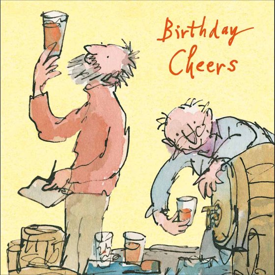 Woodmansterne 'Boys And Their Beer.' Birthday Card