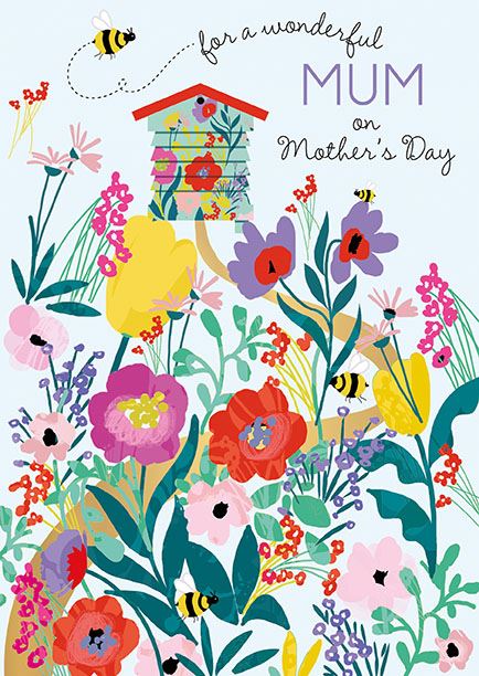 Words N Wishes 'For A Wonderful Mum' Mother's Day Card