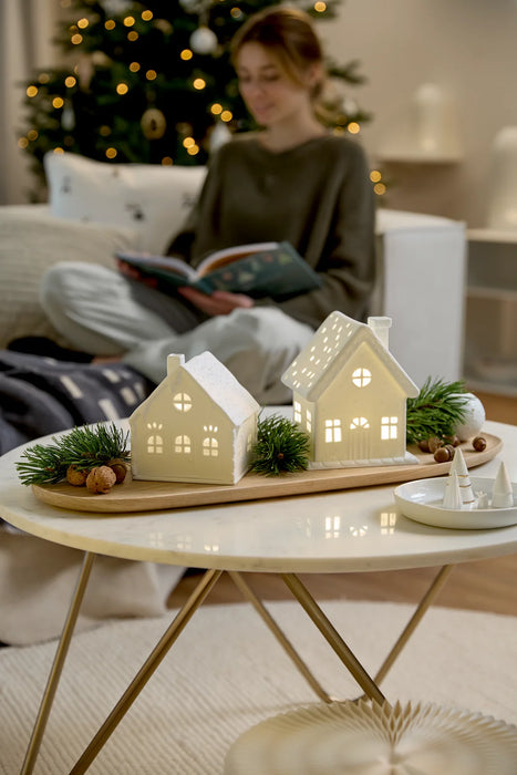 Räder Embossed Candy Cane Tealight Light House
