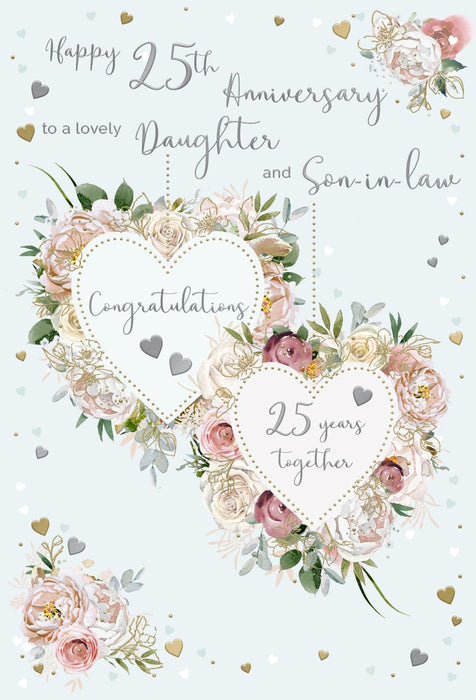 ICG 'For A Great Daughter & Son In Law' Anniversary Card