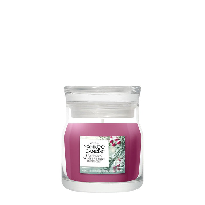 Yankee Candle Sparkling Winterberry Signature Small Jar