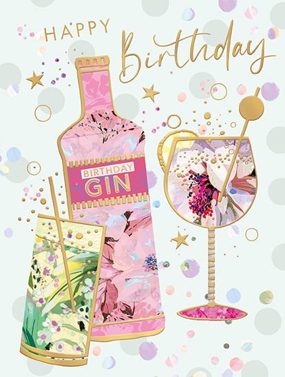 Words & Wishes 'Happy Birthday' Birthday Card