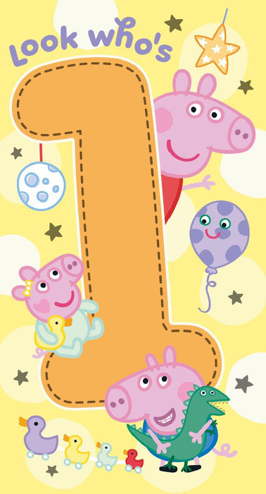 Words N Wishes 'Look Who's 1' Birthday Card