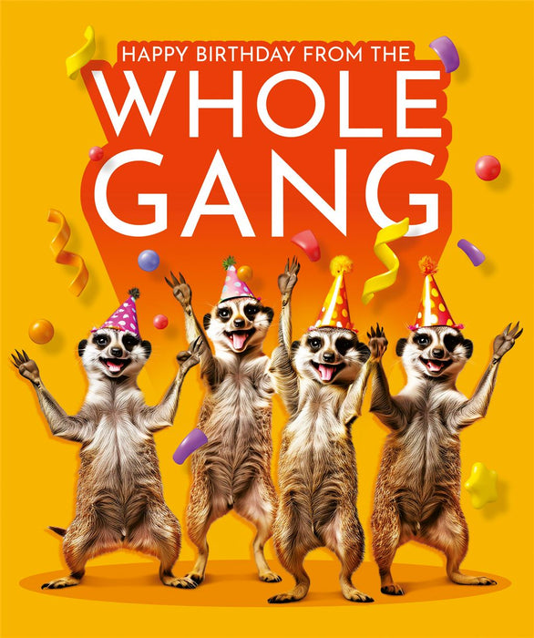 W&W Emotional Rescue 'Happy Birthday From The Whole Gang' Birthday Card