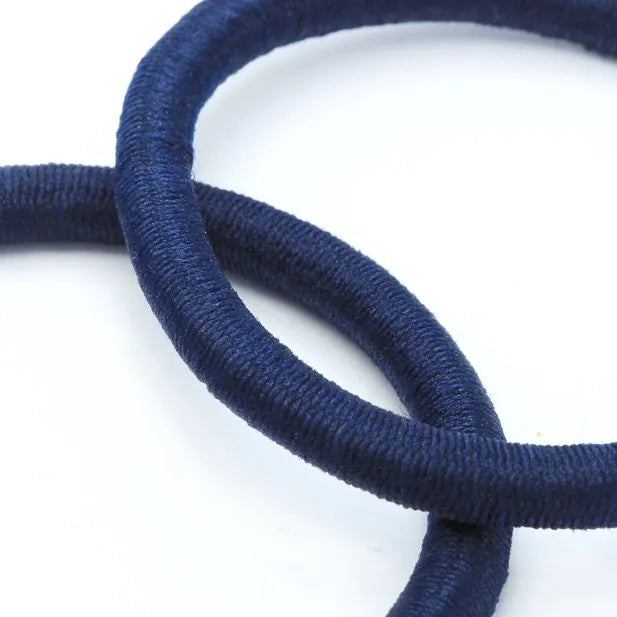 Molly & Rose Pack of 10 Navy Snag Free Hair Elastics