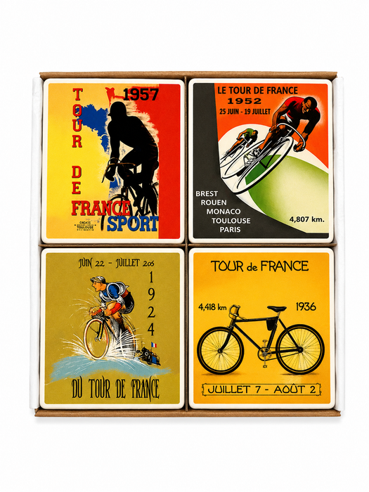 Marble Coaster Set - Tour de France