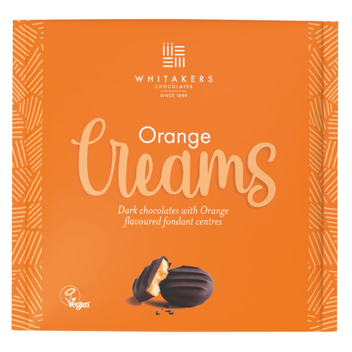 Whitakers Dark Chocolate Orange Creams 75g