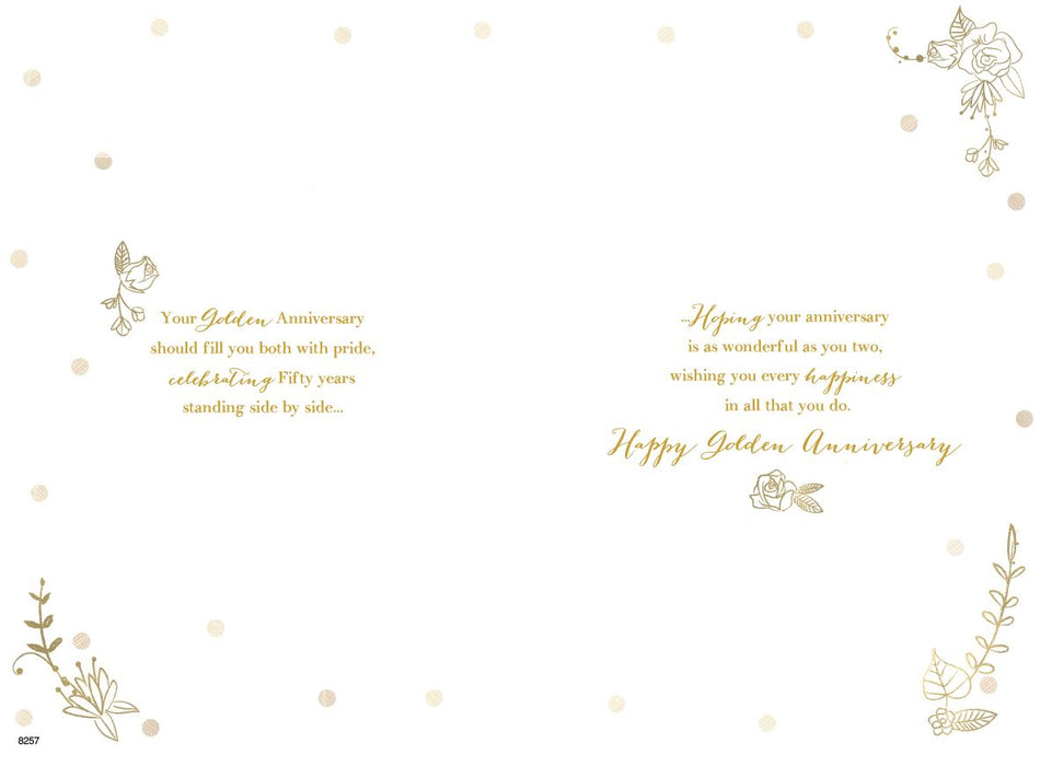 ICG 'Congratulations Mum & Dad on Your 50th' Anniversary Card