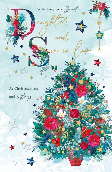 Words N Wishes 'To A Special Daughter & Son In Law' Christmas Card