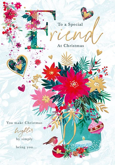 Words N Wishes 'To A Special Friend' Christmas Card