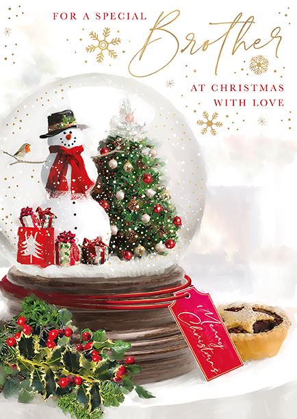 Words N Wishes 'For A Special Brother At Christmas' Christmas Card