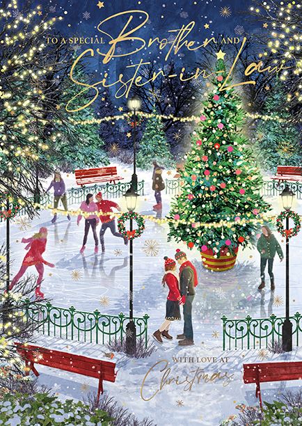 Words N Wishes 'To A Special Brother And Sister In Law' Christmas Card