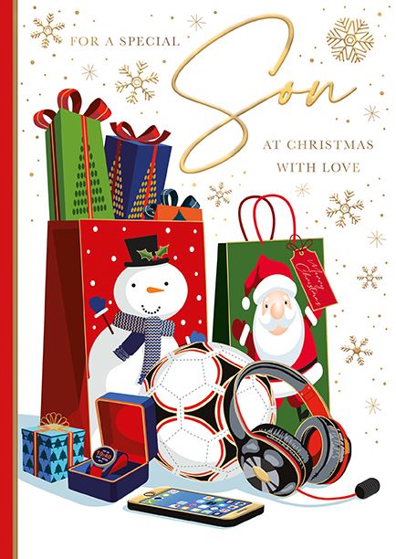 Words N Wishes 'For A Special Son' Christmas Card