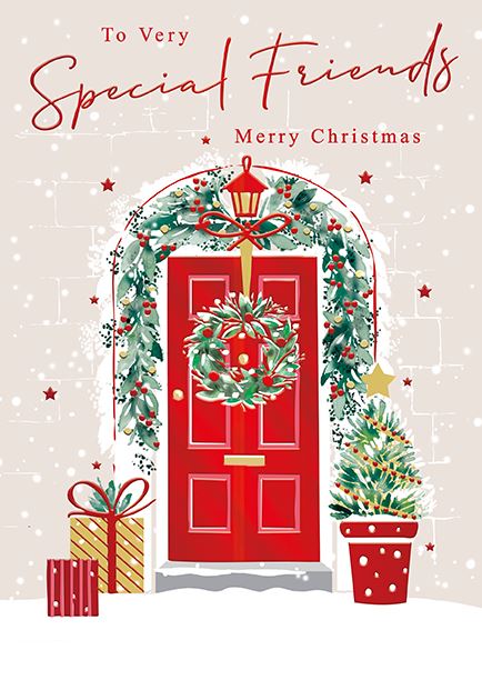 Words N Wishes 'To Very Special Friends' Christmas Card