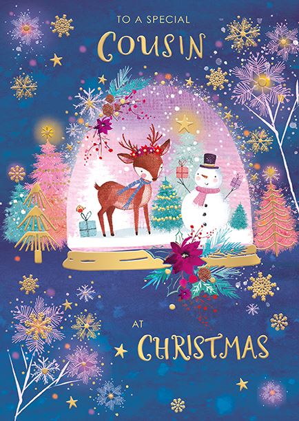 Words N Wishes 'To A Special Cousin' Christmas Card