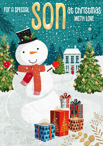 Words N Wishes 'For A Special Son' Christmas Card