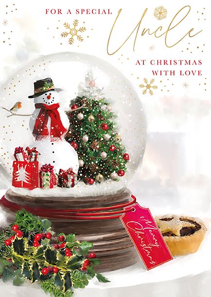 Words N Wishes 'For A Special Uncle At Christmas' Christmas Card
