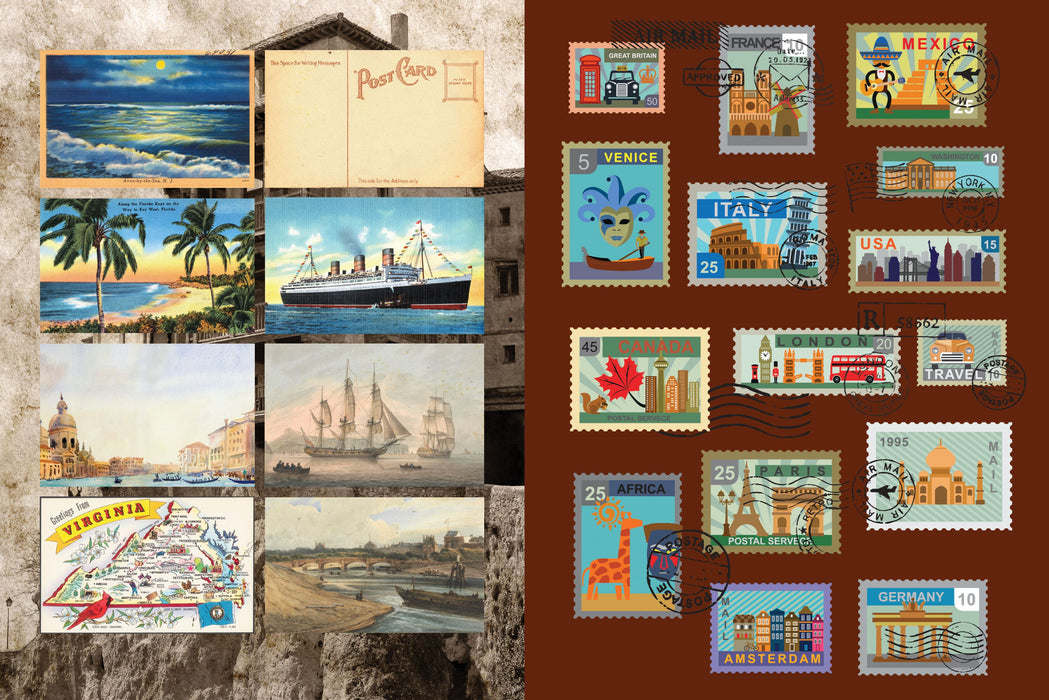 Bookspeed Epic Journeys and Grand Tours Travel Sticker Book