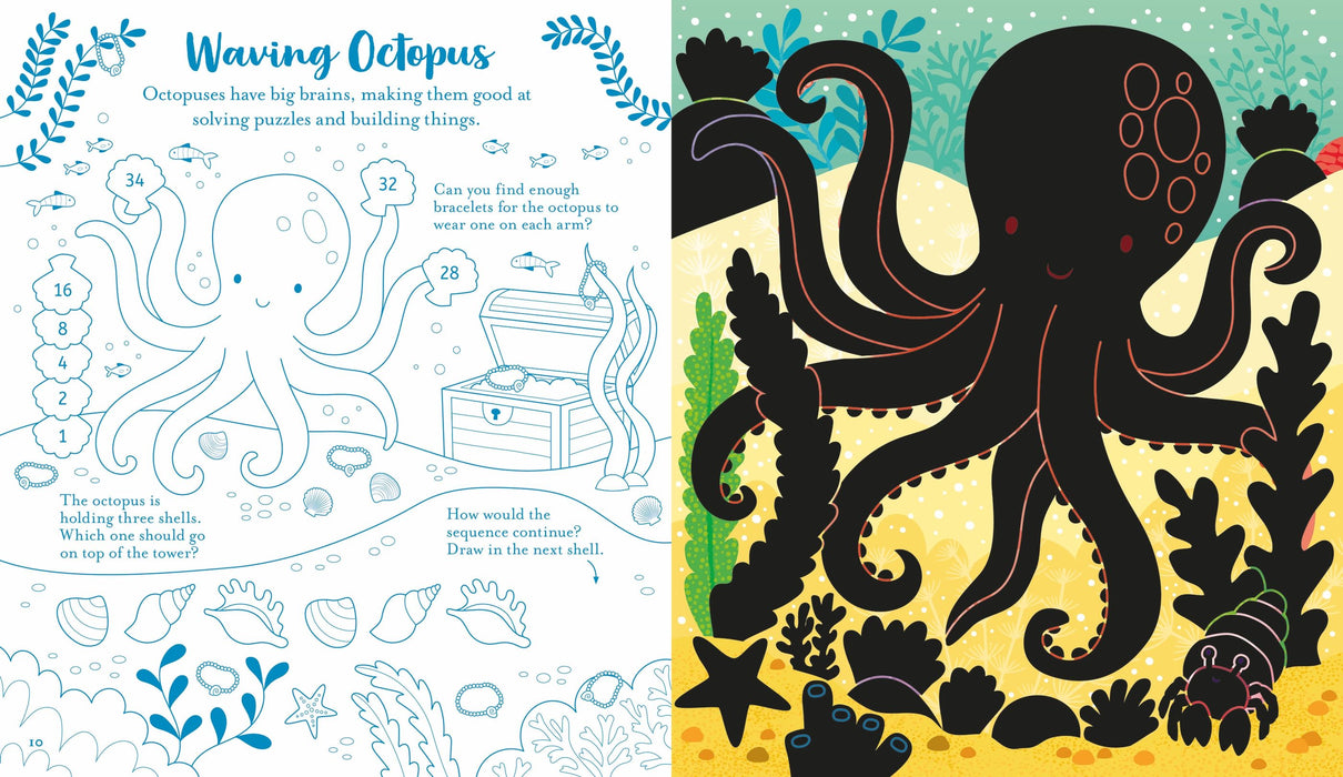 Usborne Scratch Activities Under The Sea Book