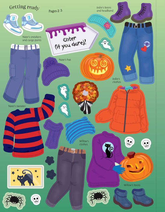 Usborne Sticker Dolly Dressing Halloween Party