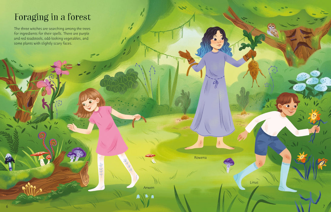 Usborne Sticker Dolly Dressing Witches and Wizards