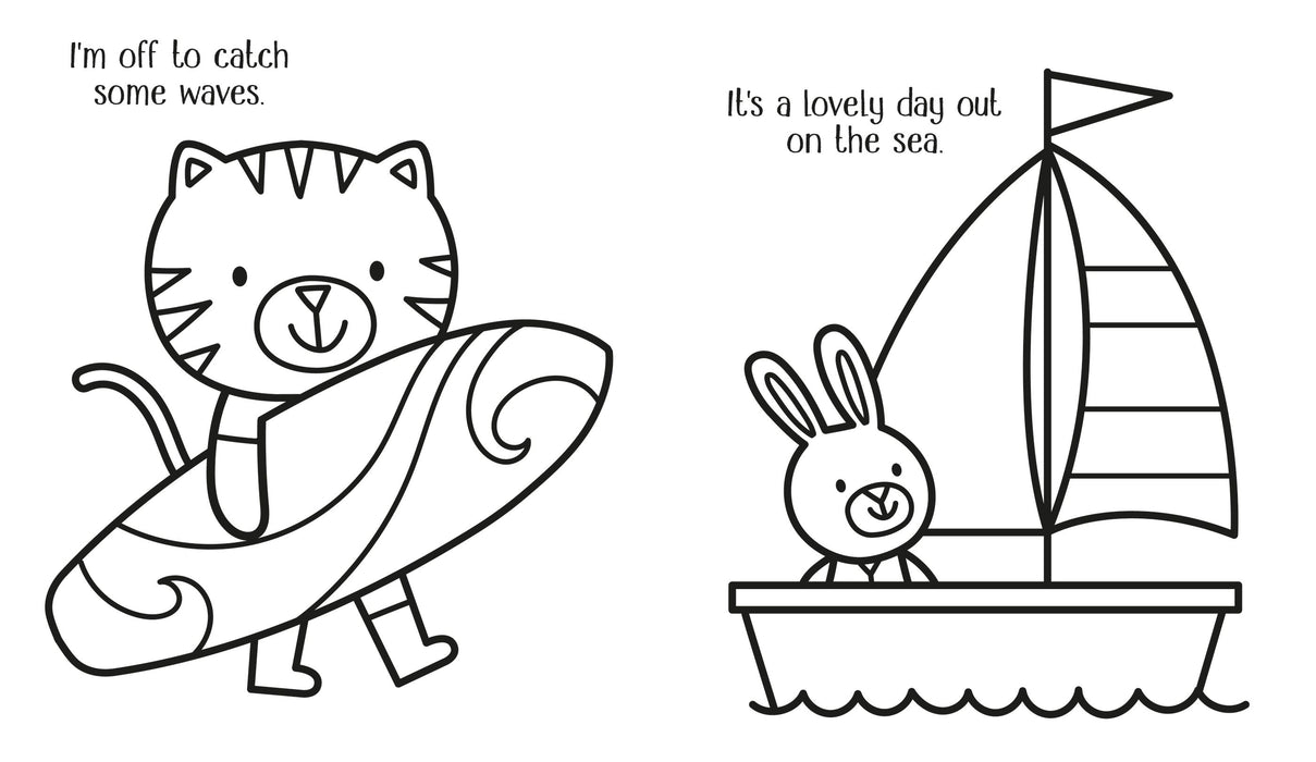 Usborne Happy Summer Colouring Book