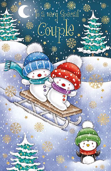 Words N Wishes 'To A Special Couple' Christmas Card
