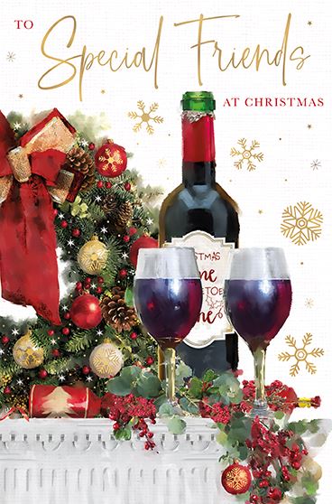 Words N Wishes 'To Special Friends' Christmas Card