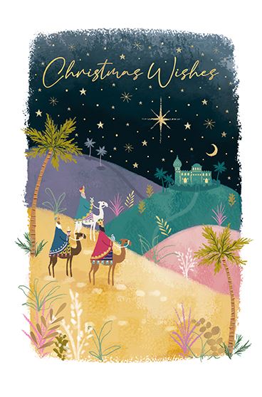 Words N Wishes 'Christmas Wishes' Christmas Card