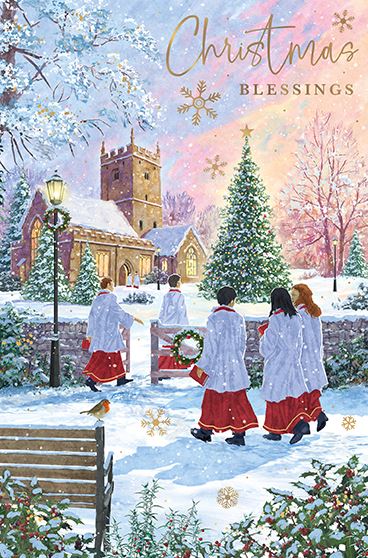 Words N Wishes 'Christmas Blessings' Christmas Card