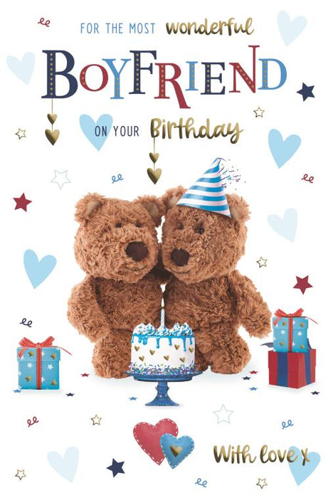 ICG 'Most Wonderful Boyfriend' Birthday Card