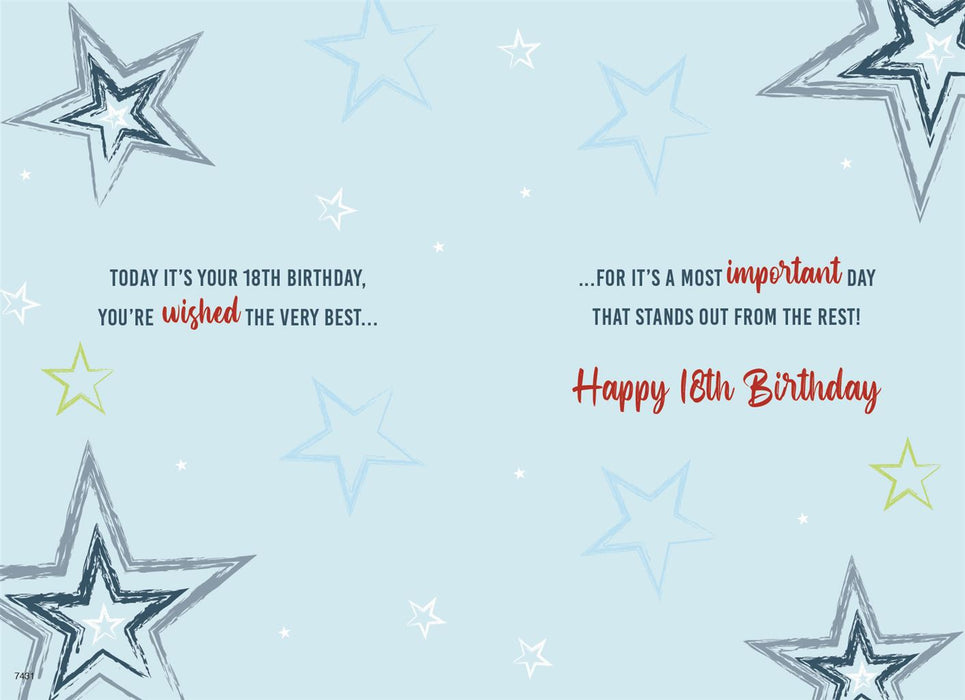 ICG 'Happy 18th' Birthday Card