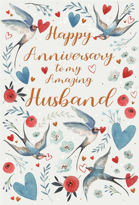 ICG 'To My Amazing Husband' Anniversary Card
