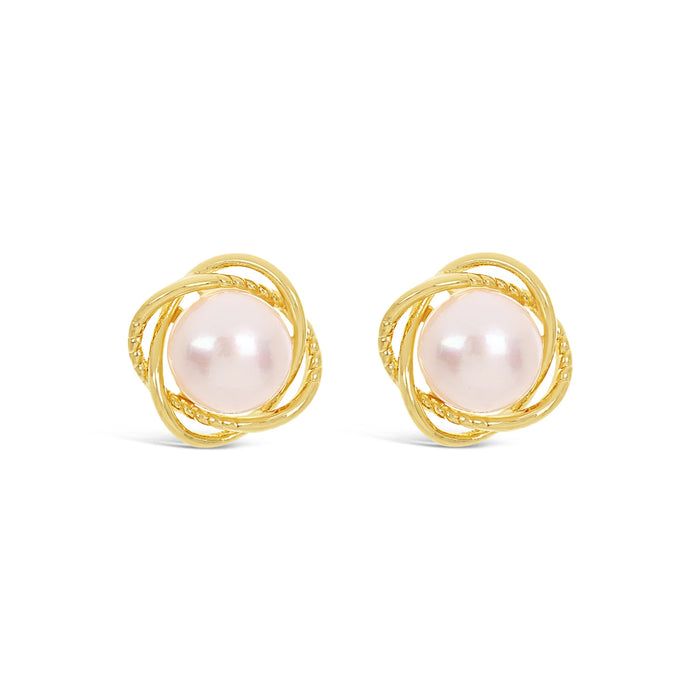 Park Lane Freshwater Pearl Gold Plated Earrings