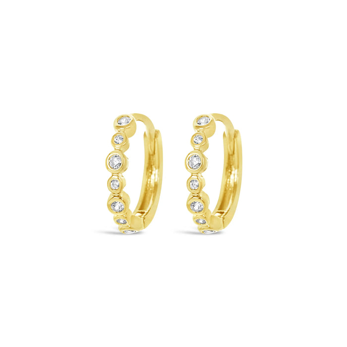 Park Lane Plated Gold Earrings with CZ Stones