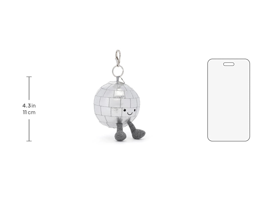 Jellycat Amuseables Disco Ball Bag Charm