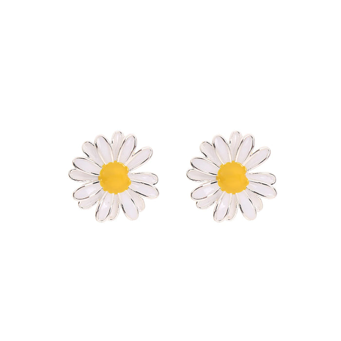 Park Lane Silver Plated Stud Flower Earrings
